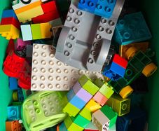Duplo - Full Kallax box of assorted Duplo