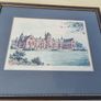 Vintage coloured etching - Belfast University College Image 7