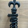 Curtain Poles (3) Metal Black Image 2