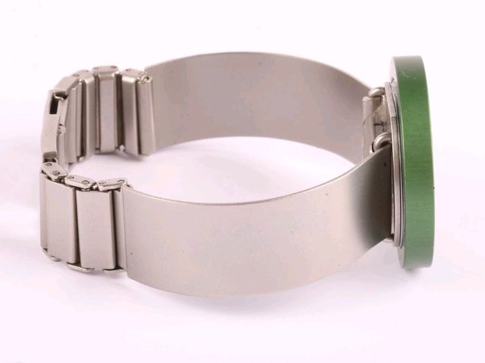 Pierre Junod Vignelli Halo Watch Interchangable Rings x3