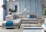 ROSY OPEN end Corner sofa bed 286 x 225 cm (made to order many colours)
