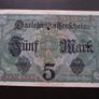 Germany. Darlehnskassenschein 5 Mark (1.8.1917) Super Condition! Image 2
