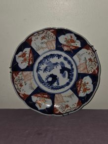 Antique hand paint Japanese Plate