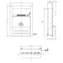 Stanley Argon Bailey Insert Electric Fire Black and Brushed Chrome Image 6