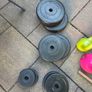 Weights bench,weights and bar. Image 8