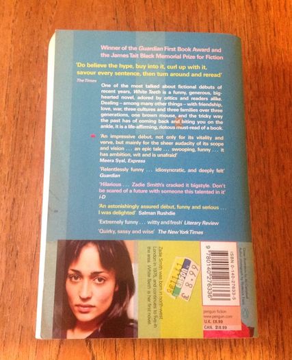 White Teeth by Zadie Smith - Penguin Paperback Book