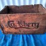 Old carlsberg wooden crate Image 8