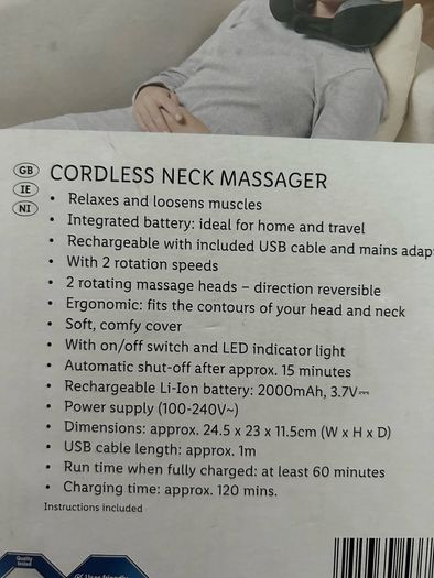 Cordless Neck Massager