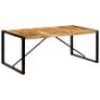 Dining Table 200x100x75 cm Solid Mango Wood Image 10