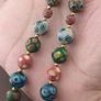 Ancient Gabri Thousand Eyes Glass Beads Necklace 26inches Image 7