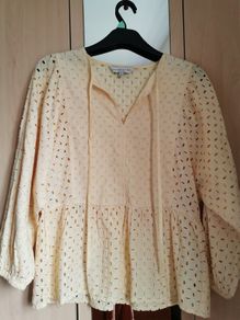 NEW - Yellow cotton blouse UK 8