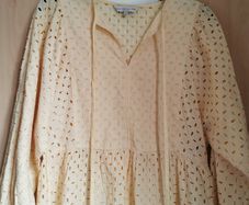 NEW - Yellow cotton blouse UK 8