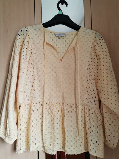 NEW - Yellow cotton blouse UK 8