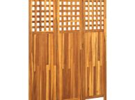 main image for ad 3-Panel Room Divider 121x2x170 cm Solid Acacia Wood