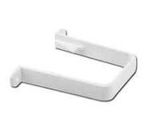 PVC Square Down Pipe Bracket White