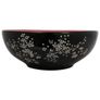 Countertop Basin Black and Red Round 41x14 cm Ceramic Image 3