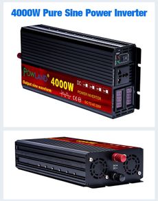 12v invertor 4000w continues power 2000w 220v