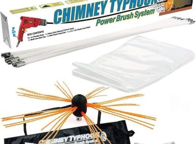 Chimney Typhoon Power Sweeping Set.