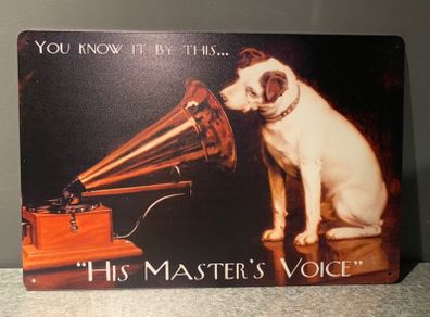 HMV Tin Metal sign