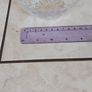 Vintage French Clear Glass Dessert Set Sunburst Pineapple Design Image 6