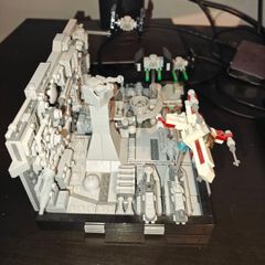 Lego Star Wars Death Star Trench Run Diorama 75329