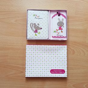 Mamas & Papas "My 1st Passport Holder & Luggage Tag" gift set