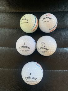 (5) Callaway triple track ERC golf balls
