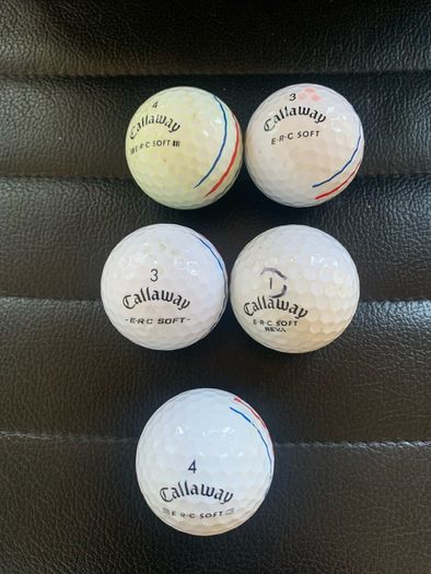 (5) Callaway triple track ERC golf balls
