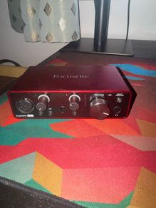 focusrite Scarlett Solo audio interface