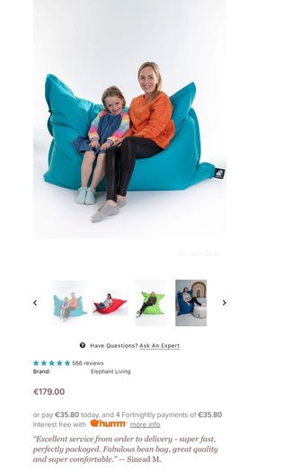 Elephant Bean Bag