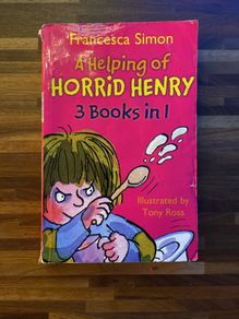 A Helping of Horrid Henry 3 books in one  by Francesca Simon