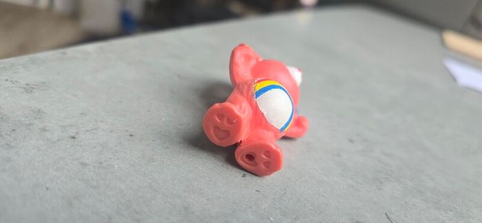 Cheer Rainbow Bear Carebear Mini Figure 1983-1984 Kenner A.G.C.