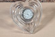 Waterford crystal Heart shaped desk table clock