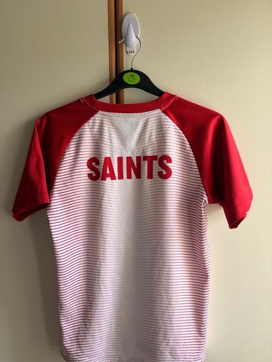 Umbro St Patrick's Athletic FC Training Top White Red Striped
