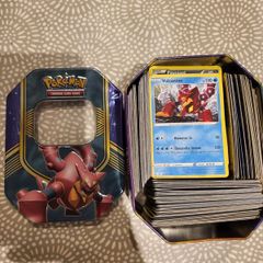 280 Pokemon Cards and Pokemon Tin