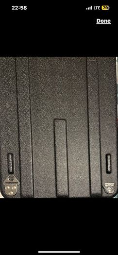 electric guitar hard case with clips for back strap fits Gibson fender Stratocaster telecaster charvel Jackson Ibanez esp music man