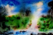 paradise "going home"watercolour