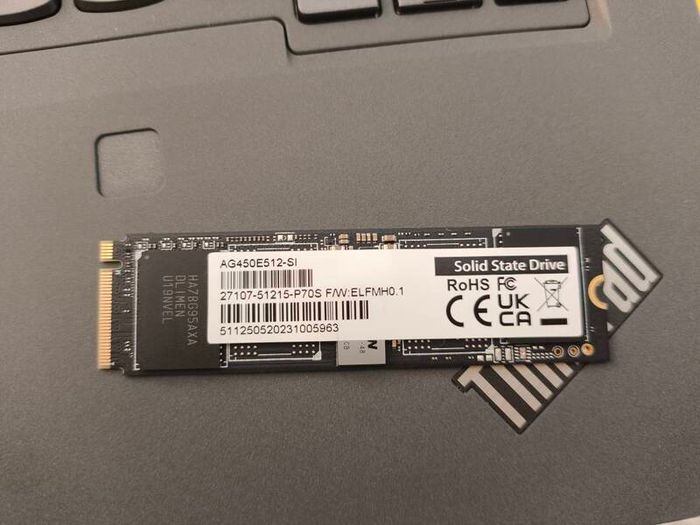512GB NVMe Gigabyte M.2 2280 Pcie 4.0 X4 5000/3800mb/s