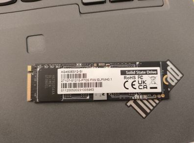 512GB NVMe Gigabyte M.2 2280 Pcie 4.0 X4 5000/3800mb/s