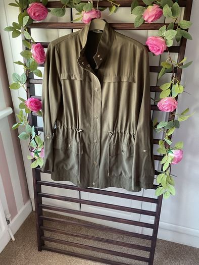 jacket Zara size medium khaki utility style jacket
