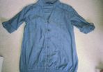 Denim Look Casual Blouse -  Size 8
