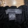Black Strappy Elasticated Crop Top Size Small Image 2