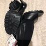 Zara Woman's Black Leather & Mesh open toe ankle bootie Image 5
