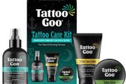 Tattoo Goo Aftercare Kit Includes Antimicrobial Soap, Balm, and Lotion, Tattoo Care for Color Enhancement + Quick Healing - Vegan, Cruelty-Free, Petroleum-Free, Tattoo Artist Gifts (3 Piece Set)