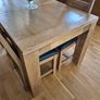 Solid Oak Dinning Room Table,Chairs and matching Sideboard Image 2