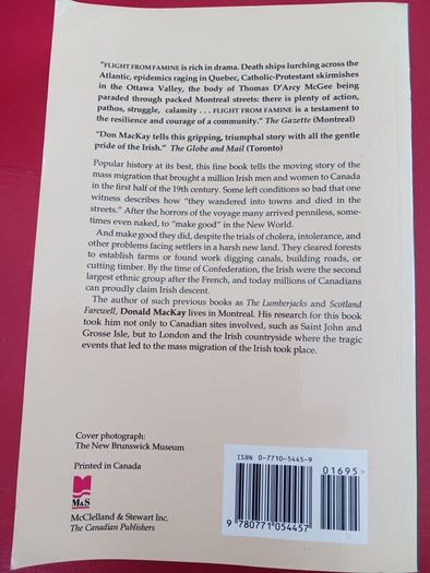 Flight From Famine/ The Coming of the Irish to Canada/ Donald MacKay