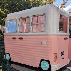 Our Generation RV Country Cruising Camper van and Coffee stand
