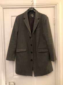 Men's Herringbone Overcoat