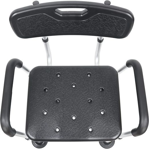 Adjustable Bath Tub Shower Chair For Elderly, Pregnant Woman Bench Bathroom Stool Seat