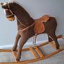 Traditional wooden rocking horse Image 5